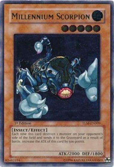 Millennium Scorpion UTR The Lost Millennium Yu-Gi-Oh! card