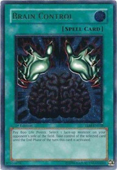 Brain Control UTR The Lost Millennium Yu-Gi-Oh! card