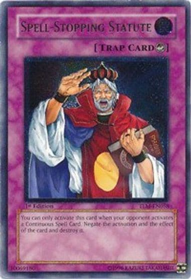 Spell Stopping Statute UTR The Lost Millennium Yu-Gi-Oh! card