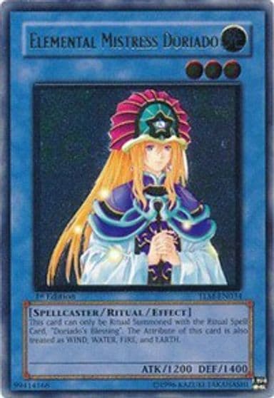 Elemental Mistress Doriado UTR The Lost Millennium Yu-Gi-Oh! card