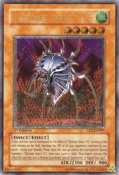 Ultimate Insect LV5 UTR Flaming Eternity Yu-Gi-Oh! card