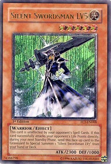Silent Swordsman LV5 UTR Flaming Eternity Yu-Gi-Oh! card