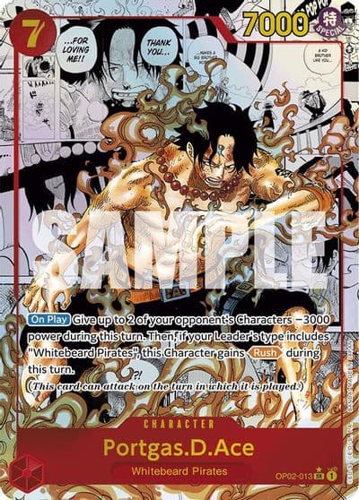 PortgasDAce Manga Premium Booster -The Best- One Piece card