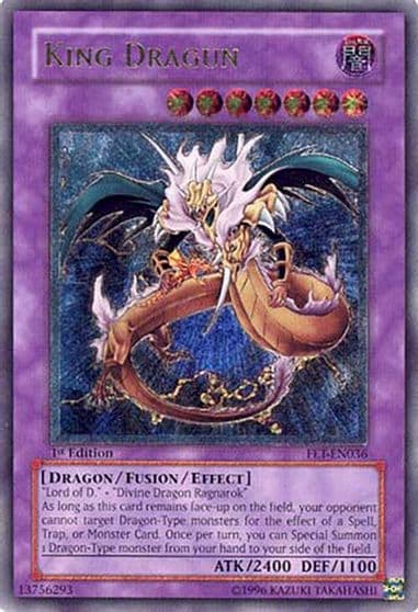 King Dragun UTR Flaming Eternity Yu-Gi-Oh! card