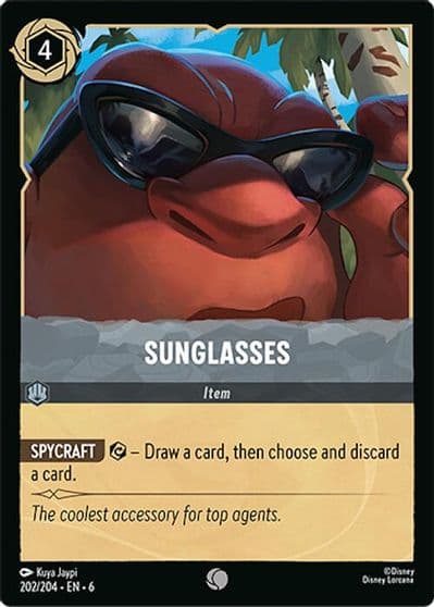 Sunglasses Azurite Sea Lorcana card
