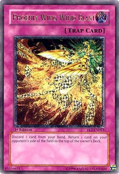 Phoenix Wing Wind Blast UTR Flaming Eternity Yu-Gi-Oh! card