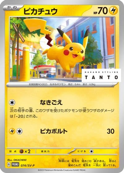 Pikachu SV-P Promotional Cards Pokemon card