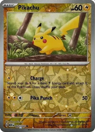 Pikachu (Reverse Cosmos Holo) (Costco Exclusive) Miscellaneous Cards & Products Pokemon card