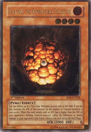 Gaia Soul the Combustible Collective UTR Rise of Destiny Yu-Gi-Oh! card