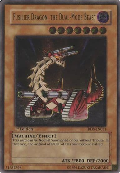 Fusilier Dragon the Dual Mode Beast UTR Rise of Destiny Yu-Gi-Oh! card