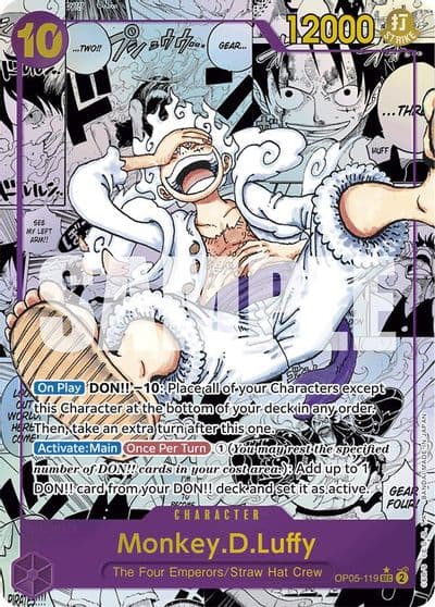 MonkeyDLuffy OP05 119 Manga Premium Booster -The Best- One Piece card