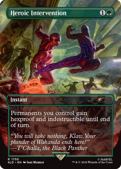 Heroic Intervention Secret Lair Drop Series Magic card