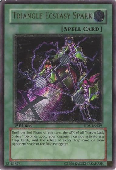 Triangle Ecstasy Spark UTR Rise of Destiny Yu-Gi-Oh! card