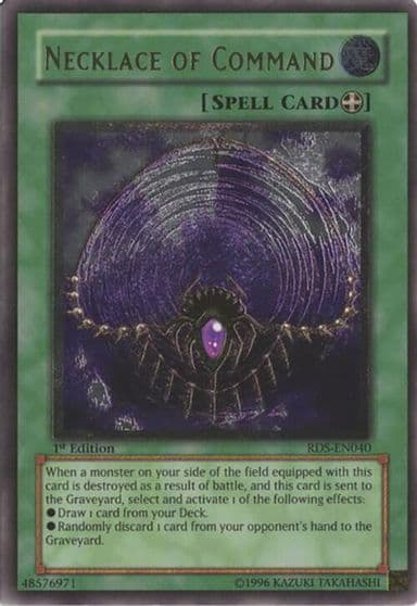 Necklace of Command UTR Rise of Destiny Yu-Gi-Oh! card