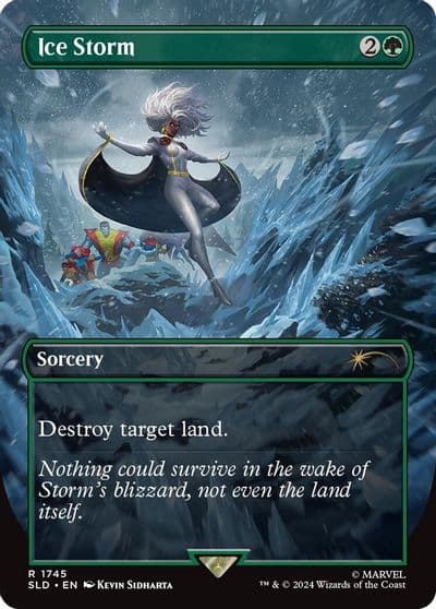 Ice Storm Rainbow Foil Secret Lair Drop Series Magic card