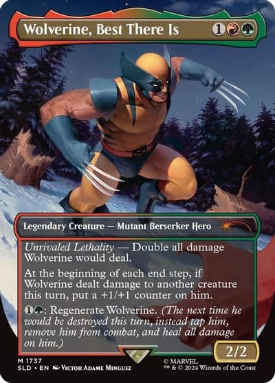 Wolverine Best There Is Secret Lair Drop Series Magic card