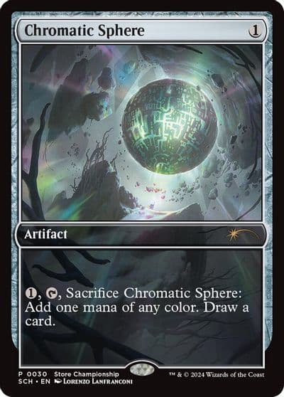 Chromatic Sphere Game Day & Store Championship Promos Magic card
