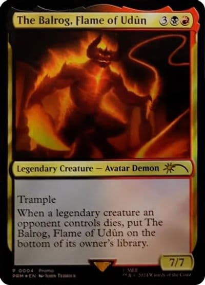 The Balrog Flame of Udun Unique and Miscellaneous Promos Magic card