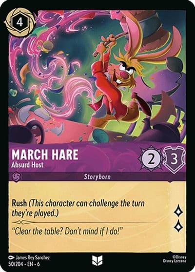 March Hare Absurd Host Azurite Sea Lorcana card