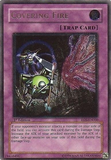 Covering Fire UTR Rise of Destiny Yu-Gi-Oh! card
