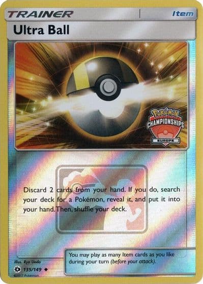 Ultra Ball (Europe Championships) League & Championship Cards Pokemon card