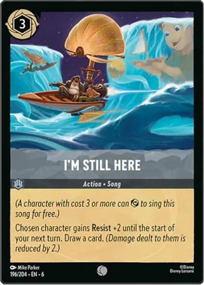Im Still Here Azurite Sea Lorcana card