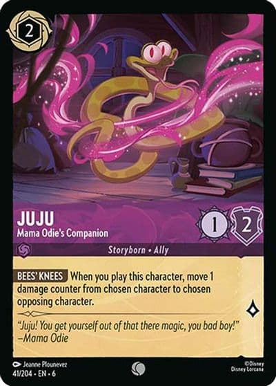 Juju Mama Odies Companion Azurite Sea Lorcana card