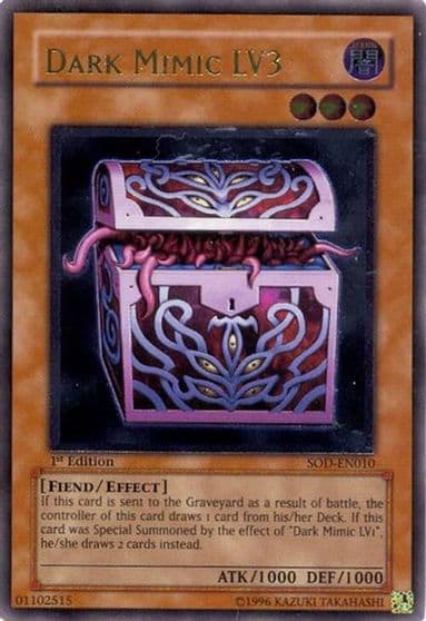 Dark Mimic LV3 UTR Soul of the Duelist Yu-Gi-Oh! card