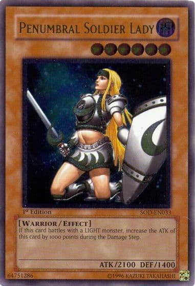 Penumbral Soldier Lady UTR Soul of the Duelist Yu-Gi-Oh! card