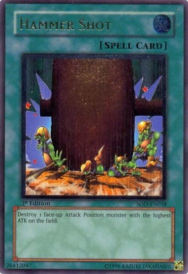 Hammer Shot UTR Soul of the Duelist Yu-Gi-Oh! card