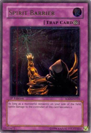 Spirit Barrier UTR Soul of the Duelist Yu-Gi-Oh! card