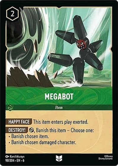 Megabot Azurite Sea Lorcana card
