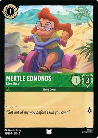 Mertle Edmonds Lilos Rival Azurite Sea Lorcana card
