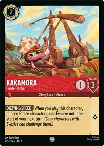 Kakamora Pirate Pitcher Azurite Sea Lorcana card