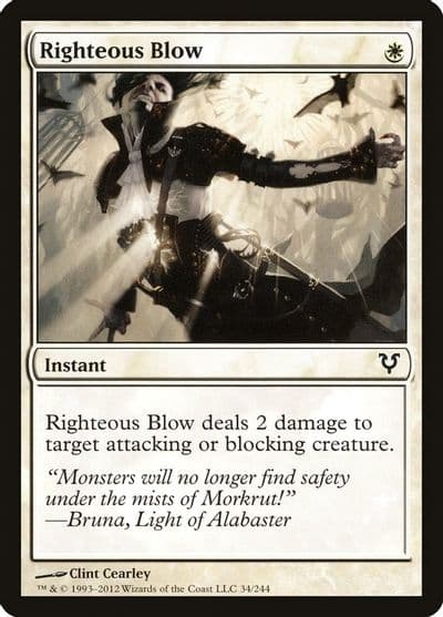 Righteous Blow Avacyn Restored Magic card