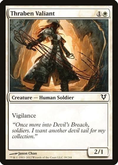Thraben Valiant Avacyn Restored Magic card
