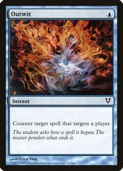 Outwit Avacyn Restored Magic card