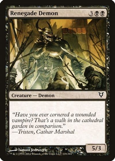 Renegade Demon Avacyn Restored Magic card
