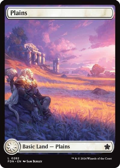 Plains 0282 Foundations Magic card