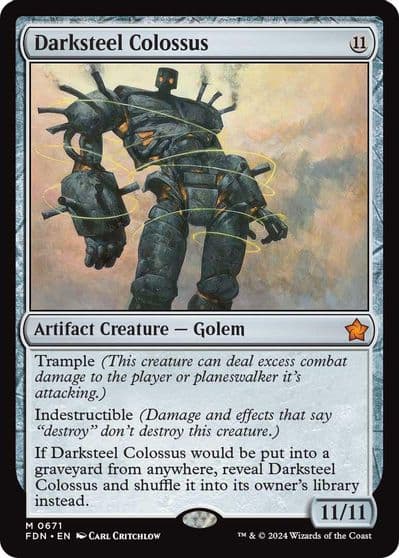 Darksteel Colossus Foundations Magic card