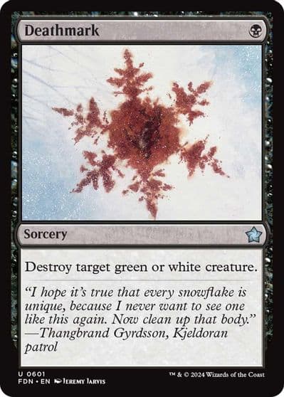 Deathmark Foundations Magic card