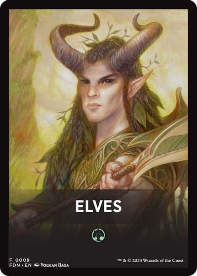 Elves Theme Card Foundations Magic card