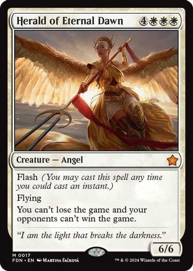Herald of Eternal Dawn Foundations Magic card