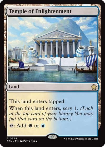 Temple of Enlightenment Foundations Magic card
