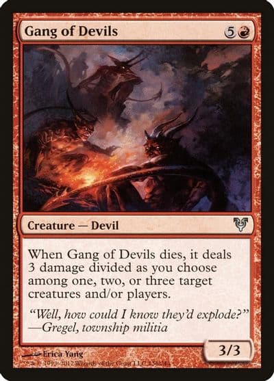 Gang of Devils Avacyn Restored Magic card
