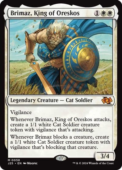 Brimaz King of Oreskos Anime Foundations Jumpstart Magic card