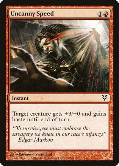 Uncanny Speed Avacyn Restored Magic card