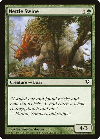 Nettle Swine Avacyn Restored Magic card