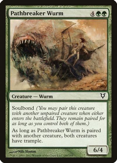 Pathbreaker Wurm Avacyn Restored Magic card