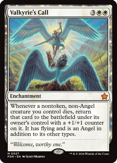 Valkyries Call Foundations Magic card